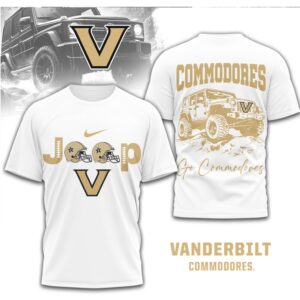 Vanderbilt Commodores Jeep Graphic Vandy Vintage Game Day Anchor Down Apparel Shirt