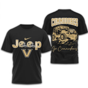 Vanderbilt Commodores Jeep Graphic Vandy Vintage Game Day Anchor Down Apparel Shirt
