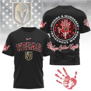 Vegas Golden Knights MMIW Awareness Hockey Indigenous Women Support Shirt