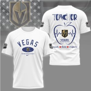 Vegas Golden Knights Teacher Appreciation Night Graphic NHL Hockey Fan Educational Apparel Shirt