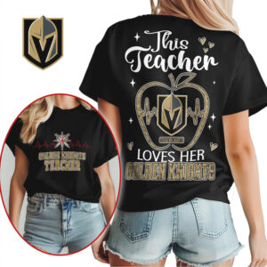 Vegas Golden Knights Teacher Life Apple Graphic T Shirt Game Day Hockey Mom Shirt Vegas Golden Knights Teacher Life Apple Graphic T Shirt Game Day Hockey Mom Shirt