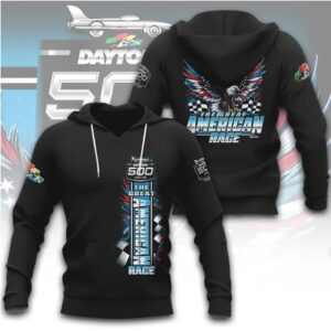 Vintage Daytona 500 The Great American Race Eagle Graphic Racing Apparel Collection Hoodie Vintage Daytona 500 The Great American Race Eagle Graphic Racing Apparel Collection Hoodie