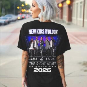 Vintage New Kids On The Block 2026 Las Vegas Residency Concert Graphic T Shirt Vintage New Kids On The Block 2026 Las Vegas Residency Concert Graphic T Shirt