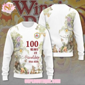 Winnie The Pooh 100 Years Of Friendship 1926 2026 Anniversary All Over Print Shirt Winnie The Pooh 100 Years Of Friendship 1926 2026 Anniversary All Over Print Shirt