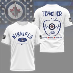 Winnipeg Jets Teacher Appreciation Night Vintage Graphic Tee Sport Fan Gift Shirt