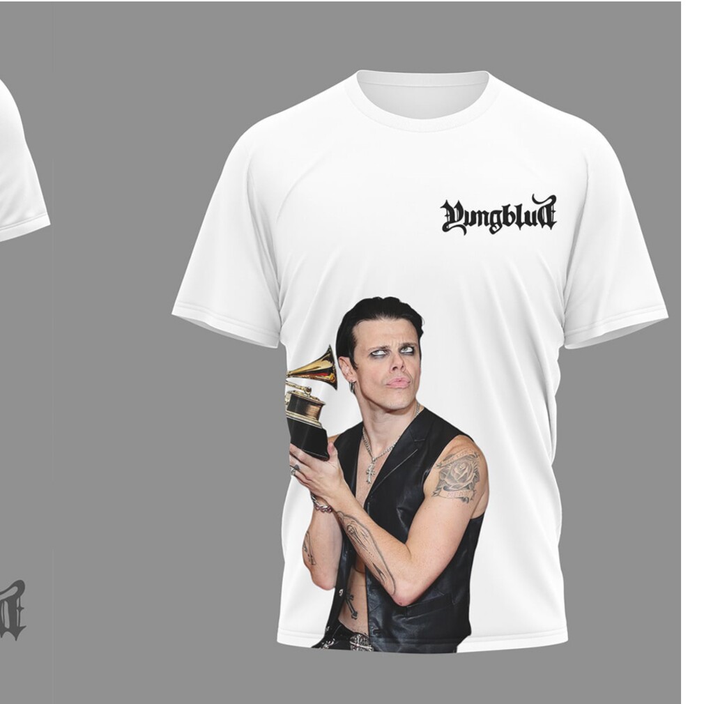 Yungblud Changes Performance Of A Lifetime Grammy Commemorative Double Sided Graphic T Shirt Yungblud Changes Performance Of A Lifetime Grammy Commemorative Double Sided Graphic T Shirt