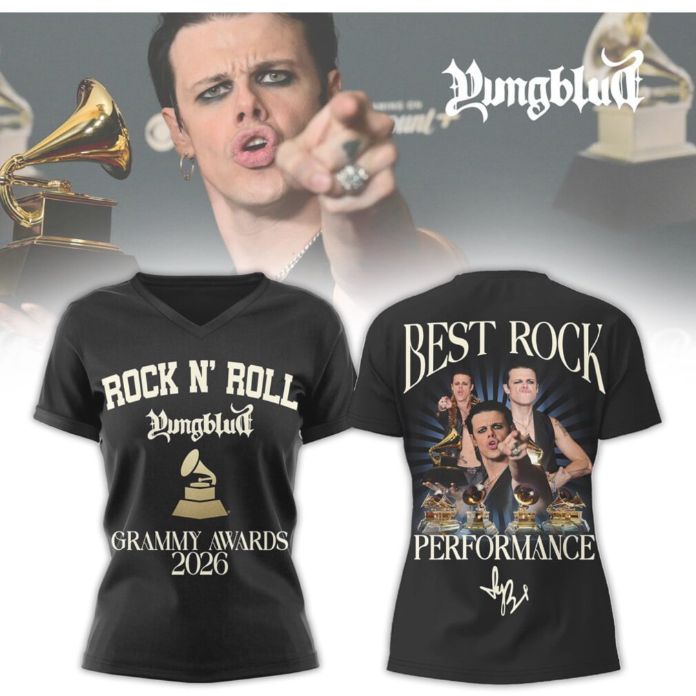 Yungblud Grammy Awards 2026 Best Rock Performance Vintage Hoodie And Concert T Shirt Yungblud Grammy Awards 2026 Best Rock Performance Vintage Hoodie And Concert T Shirt
