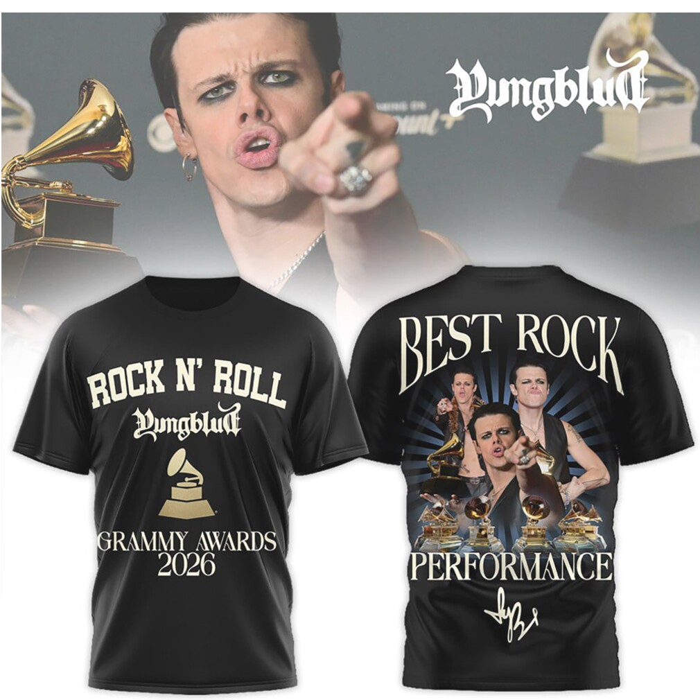 Yungblud Grammy Awards 2026 Best Rock Performance Vintage Hoodie And Concert T Shirt Yungblud Grammy Awards 2026 Best Rock Performance Vintage Hoodie And Concert T Shirt