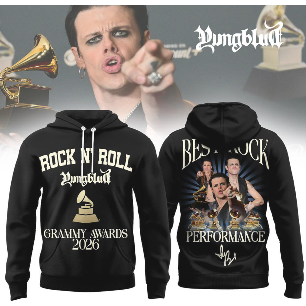 Yungblud Grammy Awards 2026 Best Rock Performance Vintage Hoodie And Concert T Shirt Yungblud Grammy Awards 2026 Best Rock Performance Vintage Hoodie And Concert T Shirt