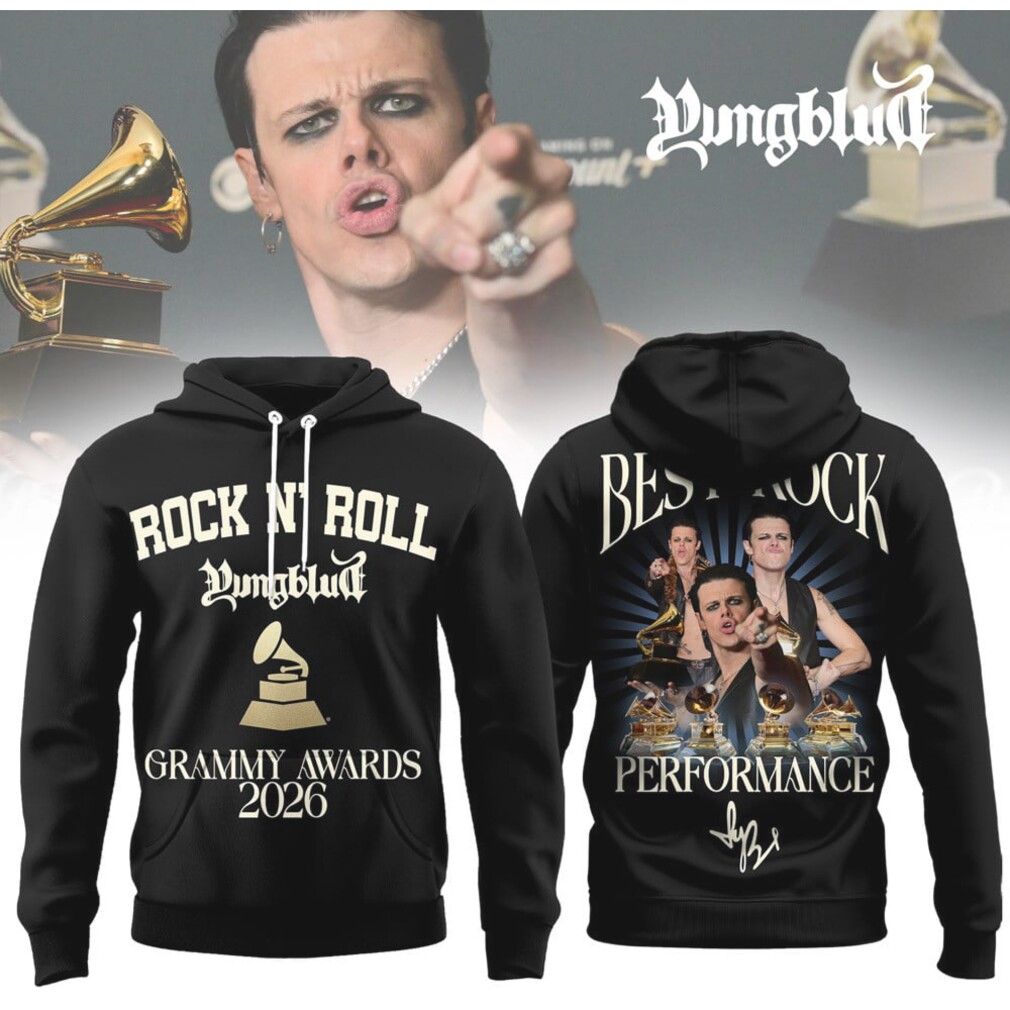 Yungblud Grammy Awards 2026 Rock N Roll Best Performance Merch Hoodie And Tee Yungblud Grammy Awards 2026 Rock N Roll Best Performance Merch Hoodie And Tee