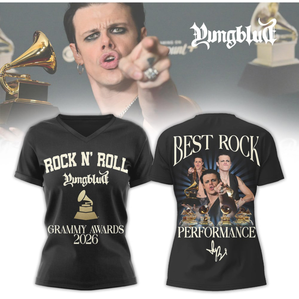 Yungblud Grammy Awards 2026 Rock N Roll Best Performance Merch Hoodie And Tee Yungblud Grammy Awards 2026 Rock N Roll Best Performance Merch Hoodie And Tee