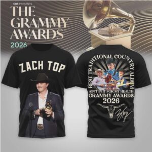 Zach Top Grammy Awards 2026 Best Traditional Country Album Winner Merch Apparel Zach Top Grammy Awards 2026 Best Traditional Country Album Winner Merch Apparel