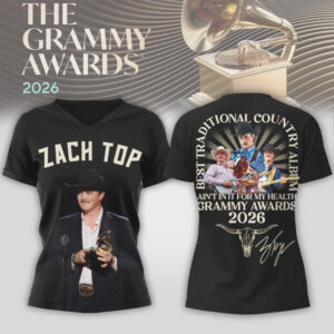 Zach Top Grammy Awards 2026 Best Traditional Country Album Winner Merch Apparel