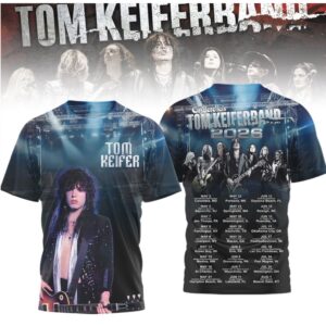 Tom Keifer Band Cinderella 2026 Tour Dates Rock Music Legend Graphic Tour T Shirt Tom Keifer Band Cinderella 2026 Tour Dates Rock Music Legend Graphic Tour T Shirt