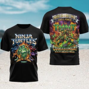 nage Mutant Ninja Turtles TMNT Cowabunga 90s Cartoon tshirt