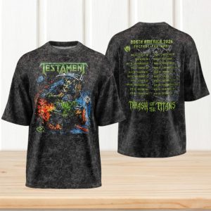 Testament Thrash of the Titans North America 2026 Tour T Shirt