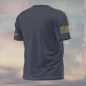 250 Years of Freedom American Eagle Twin Flags T Shirt