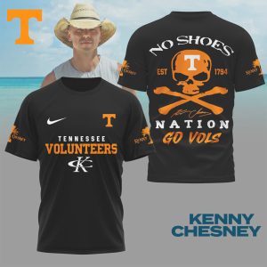 Kenny Chesney No Shoes Nation Tennessee Volunteers Go Vols T Shirt