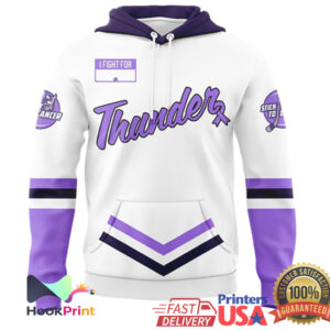 Adirondack Thunder I Fight For Hockey Purple Awareness Shirt Adirondack Thunder I Fight For Hockey Purple Awareness Shirt