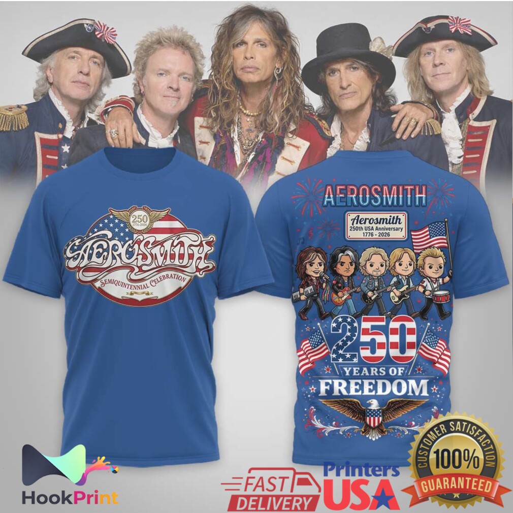 Aerosmith 250th USA Anniversary Semiquincentennial Freedom Tour Shirt Aerosmith 250th USA Anniversary Semiquincentennial Freedom Tour Shirt
