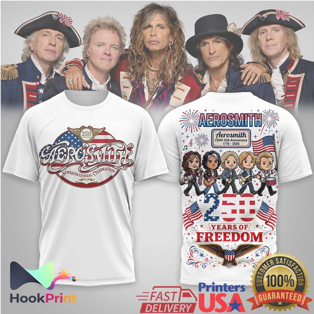 Aerosmith 250th USA Anniversary Semiquincentennial Freedom Tour Shirt Aerosmith 250th USA Anniversary Semiquincentennial Freedom Tour Shirt