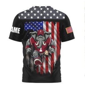 Alabama Crimson Tide Personalized We The People Big Al Patriotic T Shirt Alabama Crimson Tide Personalized We The People Big Al Patriotic T Shirt