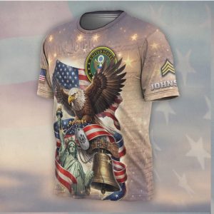 America 250 Liberty Bell Statue of Liberty US Army 1776 2026 Shirt