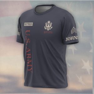 America 250 Retired U.S. Army Established 1775 Military Shirt