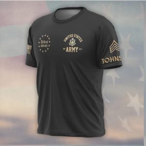 America 250 Retired US Army Lifetime of Service Legacy of Freedom T Shirt
