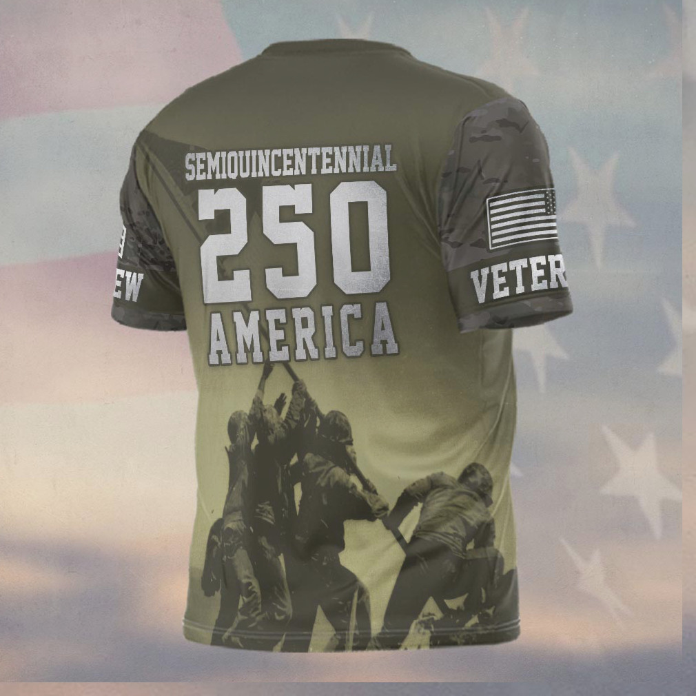 America 250 Semiquincentennial Iwo Jima Veteran Olive Drab T Shirt America 250 Semiquincentennial Iwo Jima Veteran Olive Drab T Shirt
