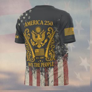 America 250 We The People US Army Anniversary Shirt