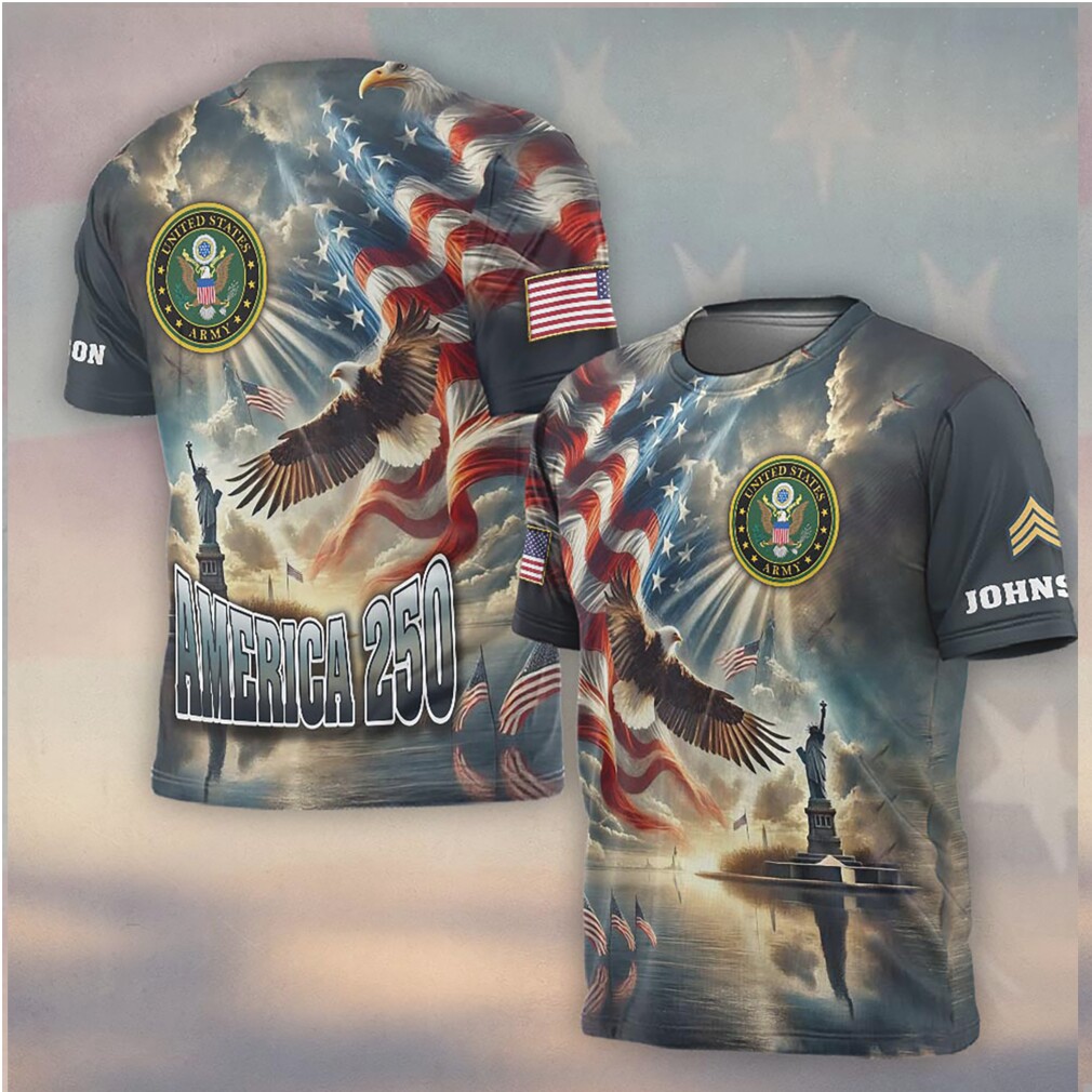 America 250th Anniversary Statue of Liberty Eagle US Army Shirt America 250th Anniversary Statue of Liberty Eagle US Army Shirt