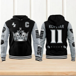 Anze Kopitar LA Kings 11 Legend Varsity Style Commemorative Shirt Anze Kopitar LA Kings 11 Legend Varsity Style Commemorative Shirt