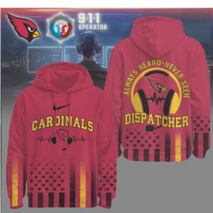 Arizona Cardinals 911 Dispatcher Always Heard Never Seen T Shirt Arizona Cardinals 911 Dispatcher Always Heard Never Seen T Shirt
