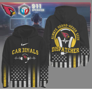 Arizona Cardinals 911 Dispatcher Always Heard Never Seen T Shirt