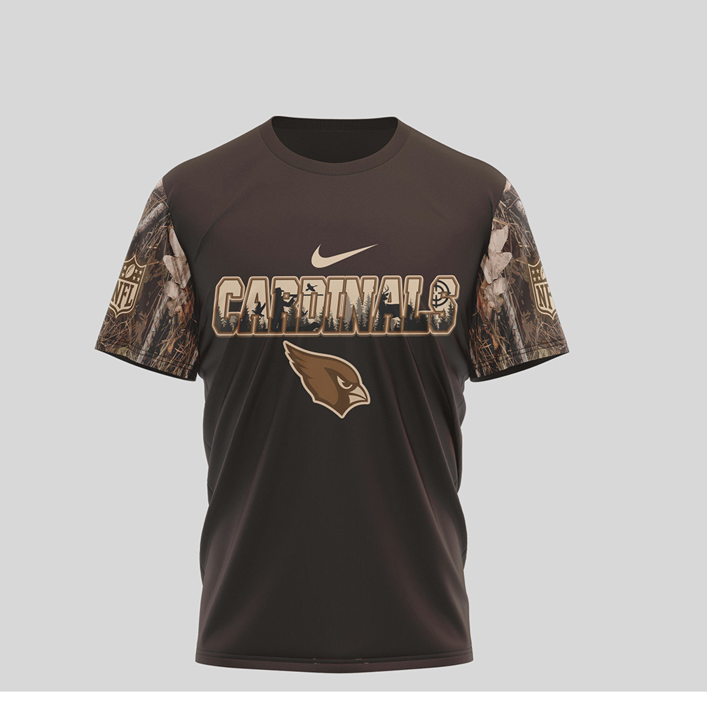 Arizona Cardinals Deer Hunting Camo Print NFL Performance T Shirt Arizona Cardinals Deer Hunting Camo Print NFL Performance T Shirt