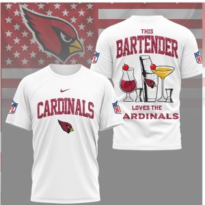 Arizona Cardinals NFL This Bartender Loves The Cardinals Bar T Shirt