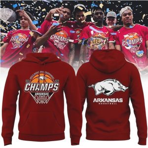 Arkansas Razorbacks 2026 Men's Basketball Tournament Champs Crimson T Shirt