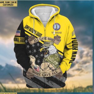 Army National Guard All Gave Some Eagle Muscle Custom Name Shirt
