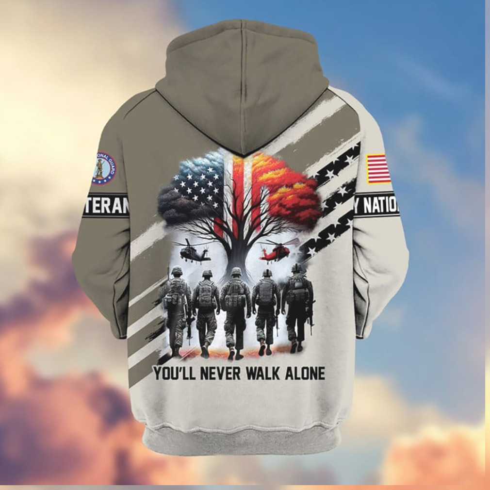 Army National Guard Veteran Eagle Emblem 3D Full Print Zip Hoodie Army National Guard Veteran Eagle Emblem 3D Full Print Zip Hoodie