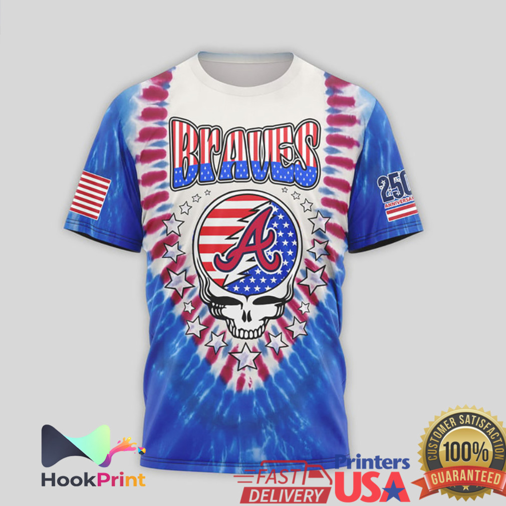 Atlanta Braves Grateful Dead Steal Your Base 250th Anniversary T Shirt Atlanta Braves Grateful Dead Steal Your Base 250th Anniversary T Shirt