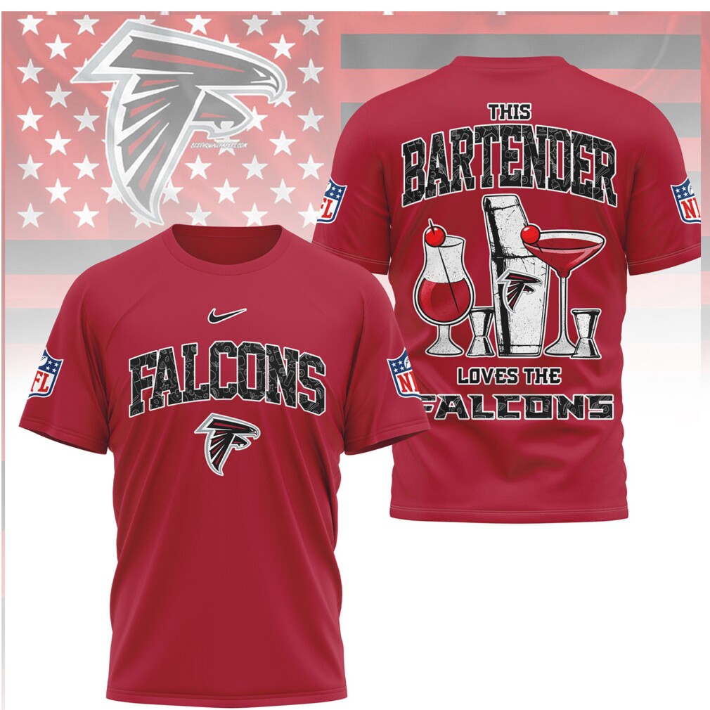 Atlanta Falcons NFL This Bartender Loves The Falcons Team Spirit T Shirt Atlanta Falcons NFL This Bartender Loves The Falcons Team Spirit T Shirt