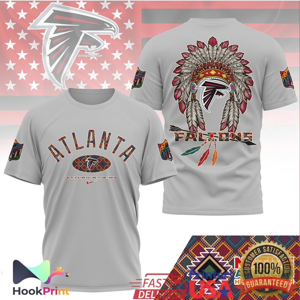 Atlanta Falcons Native American Heritage Month Headdress T Shirt Atlanta Falcons Native American Heritage Month Headdress T Shirt