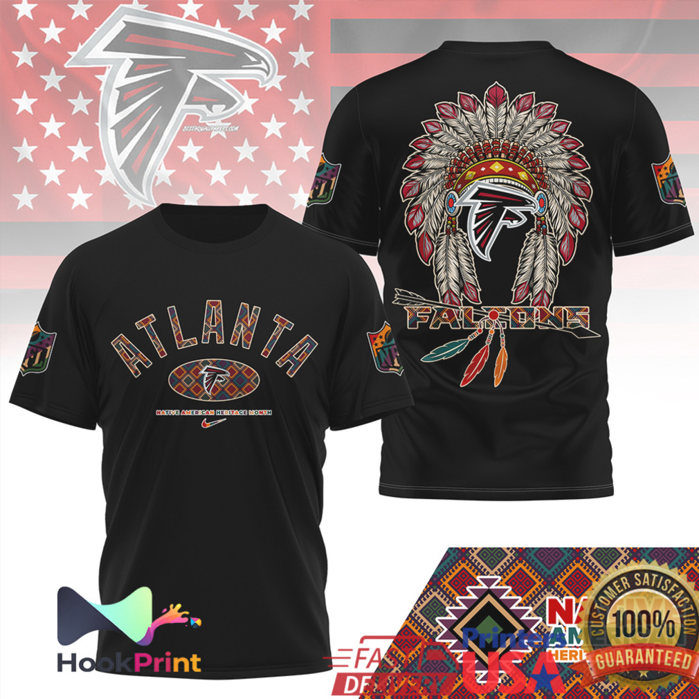 Atlanta Falcons Native American Heritage Month Headdress T Shirt Atlanta Falcons Native American Heritage Month Headdress T Shirt