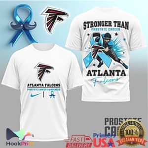 Atlanta Falcons Stronger Than Prostate Cancer Awareness T Shirt