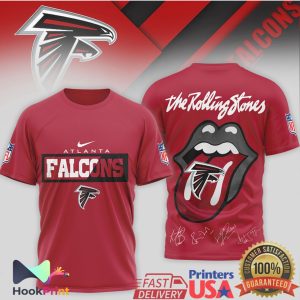 Atlanta Falcons x The Rolling Stones Signature Series T Shirt Atlanta Falcons x The Rolling Stones Signature Series T Shirt