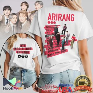 BTS World Tour Arirang K Pop Fan Graphic T Shirt