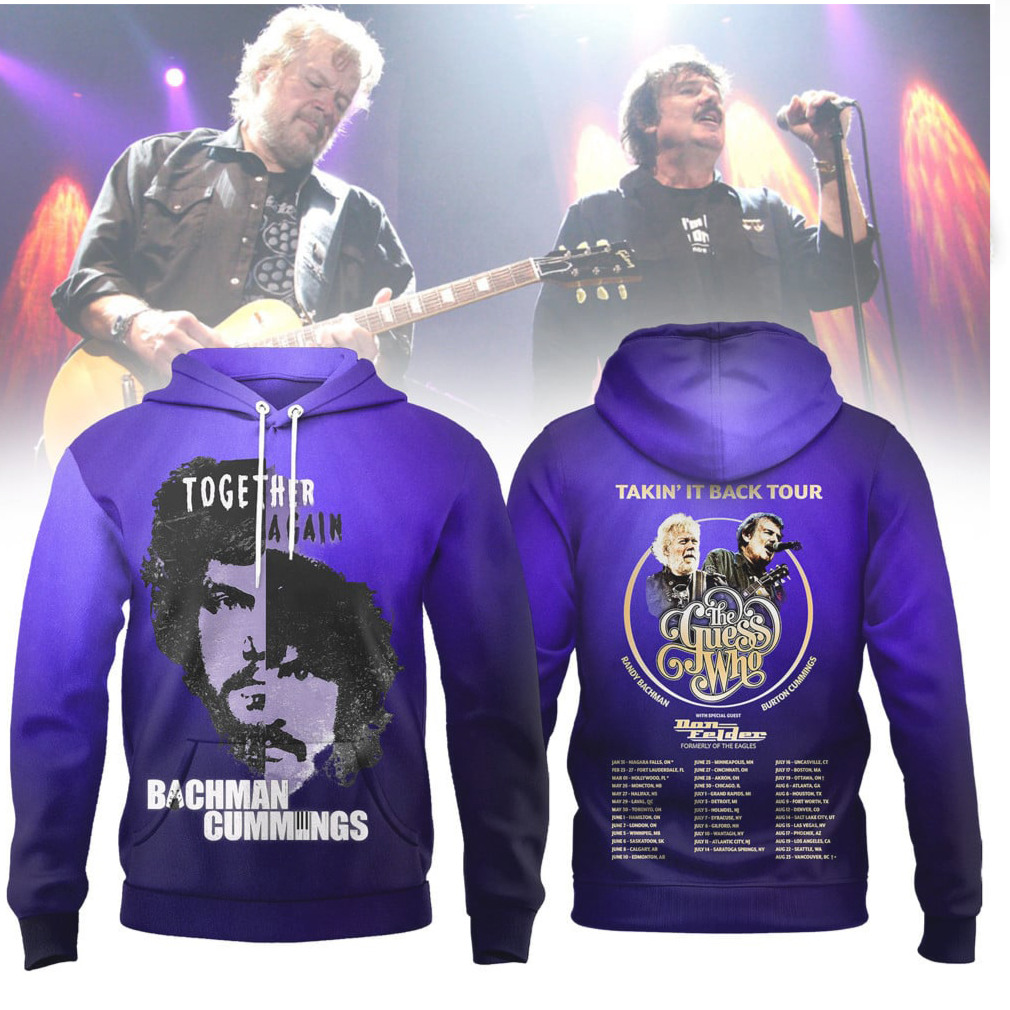 Bachman Cummings Together Again Takin It Back Tour Official Music T Shirt Bachman Cummings Together Again Takin It Back Tour Official Music T Shirt