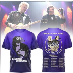 Bachman Cummings Together Again Takin It Back Tour Official Music T Shirt