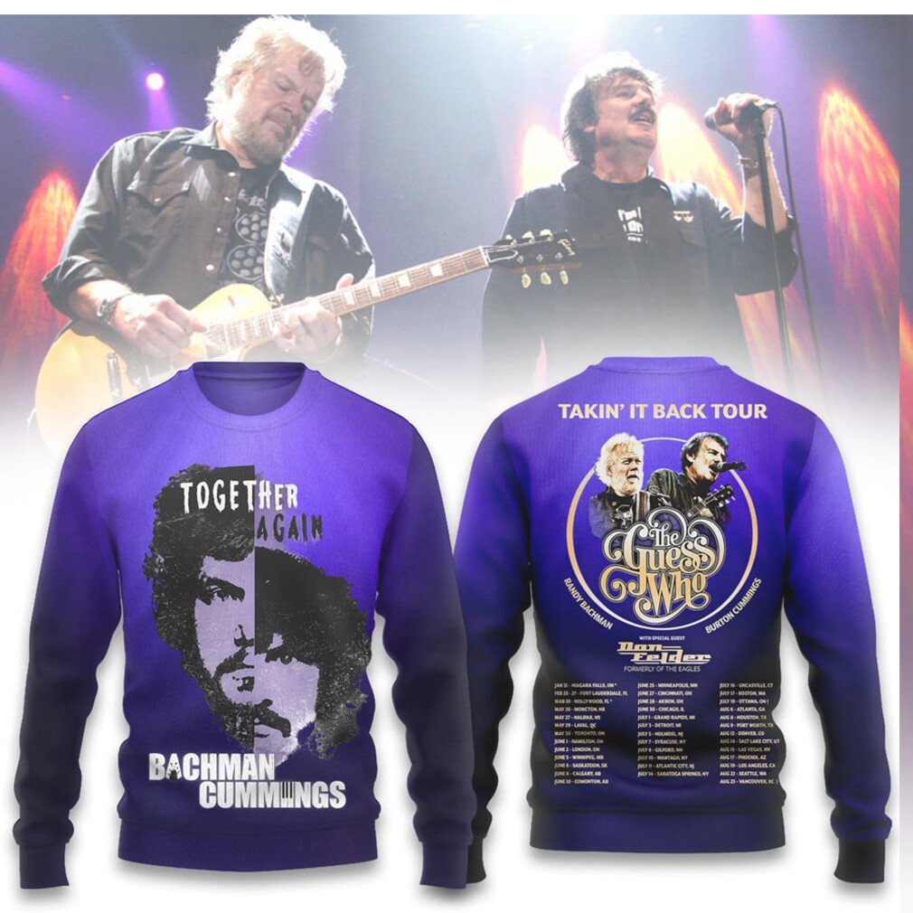 Bachman Cummings Together Again Takin It Back Tour Official Music T Shirt Bachman Cummings Together Again Takin It Back Tour Official Music T Shirt